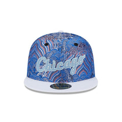 New Era Chicago White Sox Jacquard Crown White Gray 59Fifty 5950 Patch Fitted