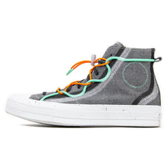 Converse Chuck 70 Hi Ash Storm Wind Grey Orange White Teal Blue Sneaker Shoe