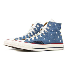 Converse Chuck 70 Hi Blue Egret Midnight Navy White Red Sneaker Shoe Trainer