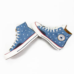 Converse Chuck 70 Hi Blue Egret Midnight Navy White Red Sneaker Shoe Trainer