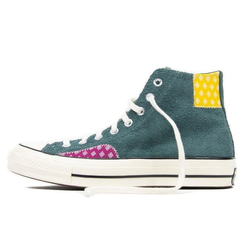 Converse Chuck 70 Hi Faded Spruce Amarillo Maroon White Purple Yellow Sneaker