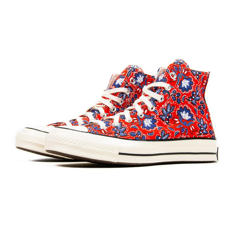 Converse Chuck 70 Hi Habanero Red Egret White Blue Black Sneaker Shoe Trainer