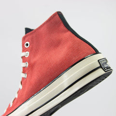 Converse Chuck 70 Hi Rhubarb Black Red White Shoe Sneaker Trainer