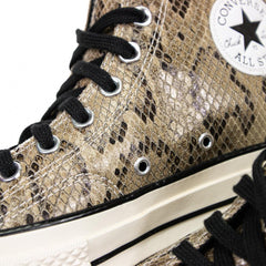 Converse Chuck Taylor 70 Hi Brown Snakeskin White Black Sneaker Shoe Trainer