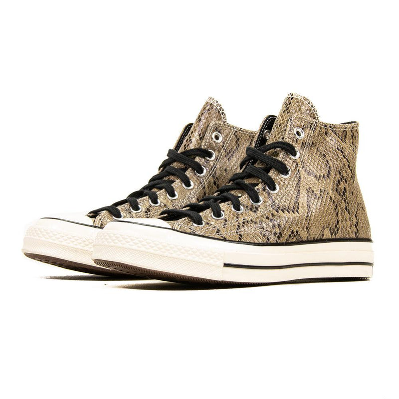 Converse Chuck Taylor 70 Hi Brown Snakeskin White Black Sneaker Shoe Trainer