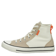 Kids Converse Chuck Taylor All Star Hi Orange Egret White Beige A06315F Sneaker