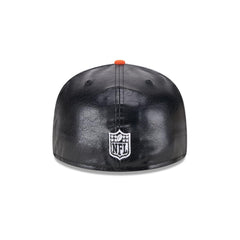 New Era Cincinnati Bengals Faux Leather Black Orange Green 59Fifty 5950 Fitted