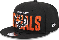 New Era Cincinnati Bengals '23 Black Orange Gray White 9Fifty 950 Patch Snapback
