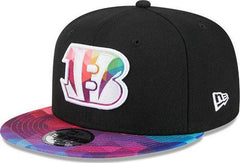 New Era Cincinnati Bengals '23 Pink Multi White Blue 9Fifty 950 Patch Snapback
