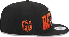 New Era Cincinnati Bengals '23 Black Orange Gray White 9Fifty 950 Patch Snapback