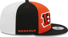 New Era Cincinnati Bengals '23 Pinwheel Orange White 9Fifty 950 Patch Snapback