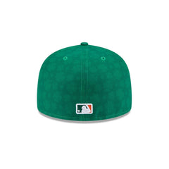 New Era Cincinnati Reds St. Patrick's Day 2025 Green Gray 59Fifty 5950 Fitted