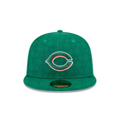 New Era Cincinnati Reds St. Patrick's Day 2025 Green Gray 59Fifty 5950 Fitted