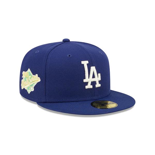 New Era Citrus Pop LA Dodgers Blue White Yellow Green 59Fifty 5950 Patch Fitted