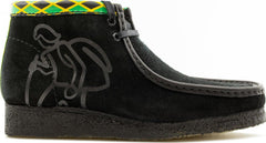 Clarks Jamaica Bee Black Yellow Green Beige 26160552 Snow Rain Boots Casual