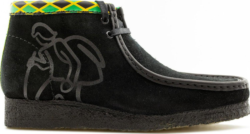 Clarks Jamaica Bee Black Yellow Green Beige 26160552 Snow Rain Boots Casual