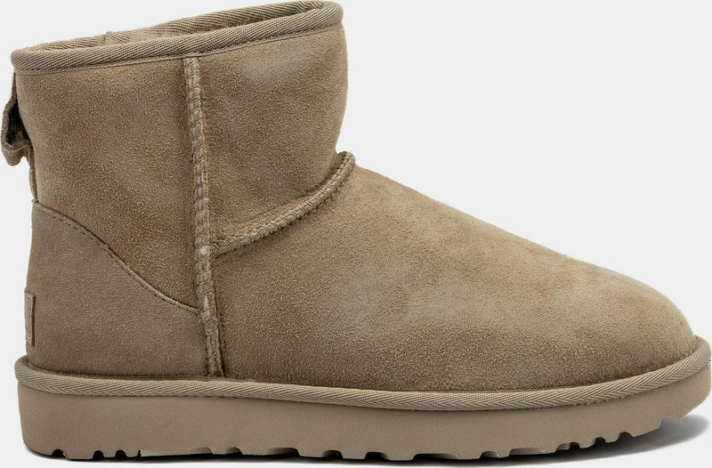 Wmns UGG Classic Mini II Beige Brown 1016222-MDSD Snow Rain Casual Boots Shoes