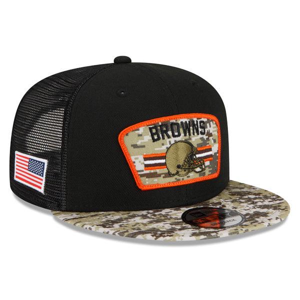 New Era Cleveland Browns Camo Orange Green Red White 9Fifty 950 Patch Snapback