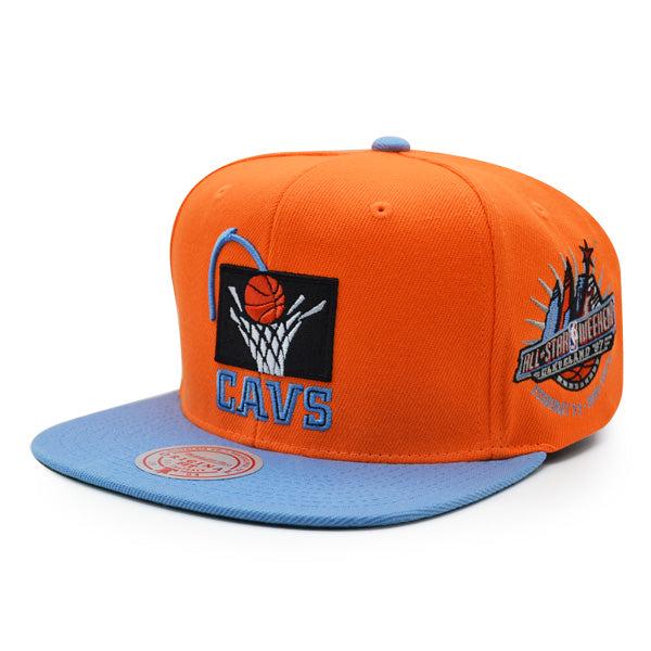 Mitchell And Ness Cleveland Cavaliers '97 NBA ASG Orange Sky Blue Green Snapback