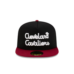 New Era Cleveland Cavaliers Dashmark Mesh Black White Red 59Fifty 5950 Fitted