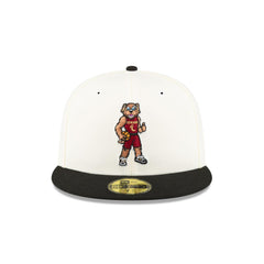 New Era Cleveland Cavaliers White Black Gray 59Fifty 5950 Patch Fitted Cap Hat