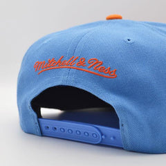 Mitchell And Ness Cleveland Cavaliers CLASSIC Sky Blue Orange Green Snapback Hat