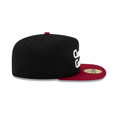 New Era Cleveland Cavaliers Dashmark Mesh Black White Red 59Fifty 5950 Fitted
