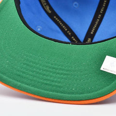 Mitchell And Ness Cleveland Cavaliers CLASSIC Sky Blue Orange Green Snapback Hat