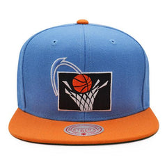 Mitchell And Ness Cleveland Cavaliers CLASSIC Sky Blue Orange Green Snapback Hat