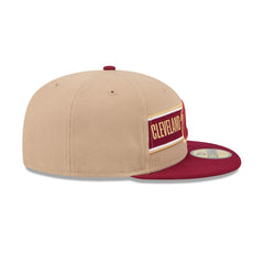 New Era Cleveland Cavaliers '24 Draft Beige Red Gray 59Fifty 5950 Patch Fitted