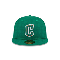 New Era Cleveland Guardians St. Patrick's Day 2025 Green Gray 59Fifty 5950 Hat