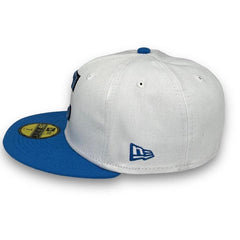 New Era Cleveland Indians Blue Kelly Green Botton 59Fifty 5950 Patch Fitted