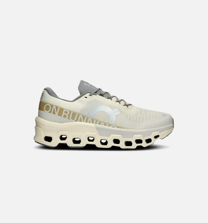 On Running Cloudmonster 2 Cream Ice White Grey Gold 3ME10122569 Sneaker Shoe