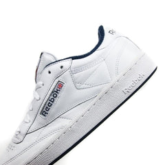 Reebok Club C 85 Archive White Collegiate Navy Blue Red Sneaker Shoe Trainer