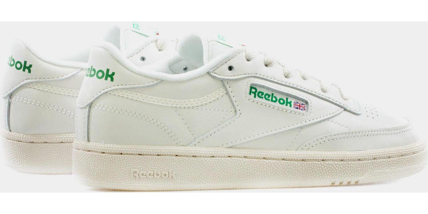 Wmns Reebok Club C 85 Vintage Chalk White Green BS8242 Sneaker Shoe Trainer