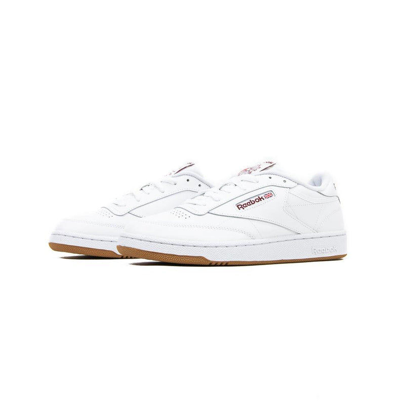 Reebok Club C 85 White Gum Shoe Sneaker Trainer