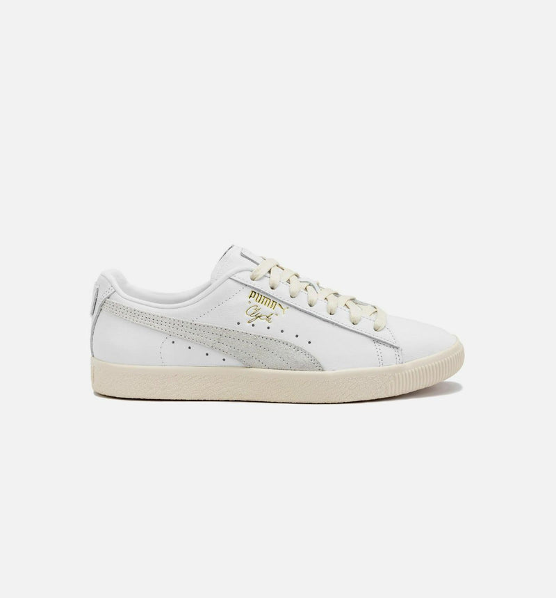 Puma Clyde White Grey Beige 390091 01 Sneaker Shoe Trainer