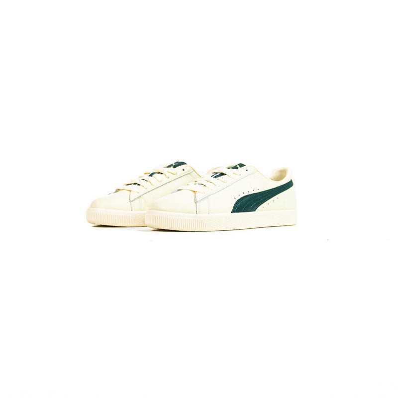 Puma Clyde Players Lane Creamy Vanilla-Dark Myrtle White Black Shoe Sneaker
