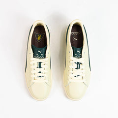 Puma Clyde Players Lane Creamy Vanilla-Dark Myrtle White Black Shoe Sneaker
