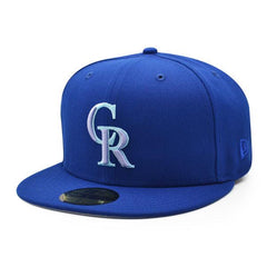 New Era Colorado Rockies 25th Anni Royal Lavender Gray 59Fifty 5950 Patch Fitted