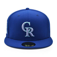 New Era Colorado Rockies 25th Anni Royal Lavender Gray 59Fifty 5950 Patch Fitted