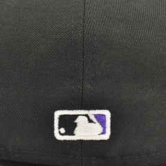 New Era Colorado Rockies 25th Anni Black Green Pink 59Fifty 5950 Patch Fitted