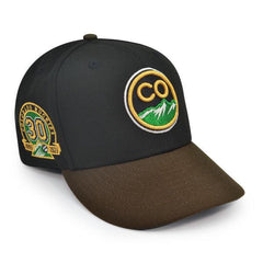 New Era Colorado Rockies 30th Anni Black Walnut Brown 59Fifty 5950 Patch Fitted