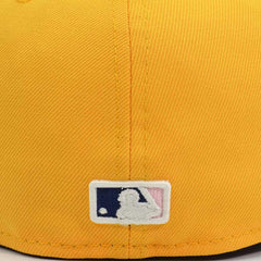 New Era Colorado Rockies 30th Anni Gold Blue Pink 59Fifty 5950 Patch Fitted Hat