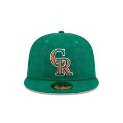 New Era Colorado Rockies St. Patrick's Day 2025 Green Gray 59Fifty 5950 Fitted