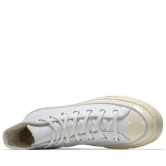 Converse Chuck 70 Leather White Fossilized Brown A07201C Sneaker Shoe Trainer
