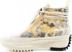 Converse Run Star Hike Hi Washed Floral White Black Green 170776C Sneaker Shoe
