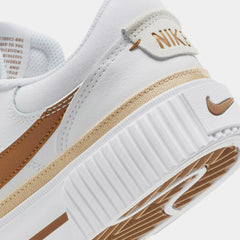 Wmns Nike Court Legacy Lift White British Tan Sanddrift Brown HQ1542-100 Sneaker