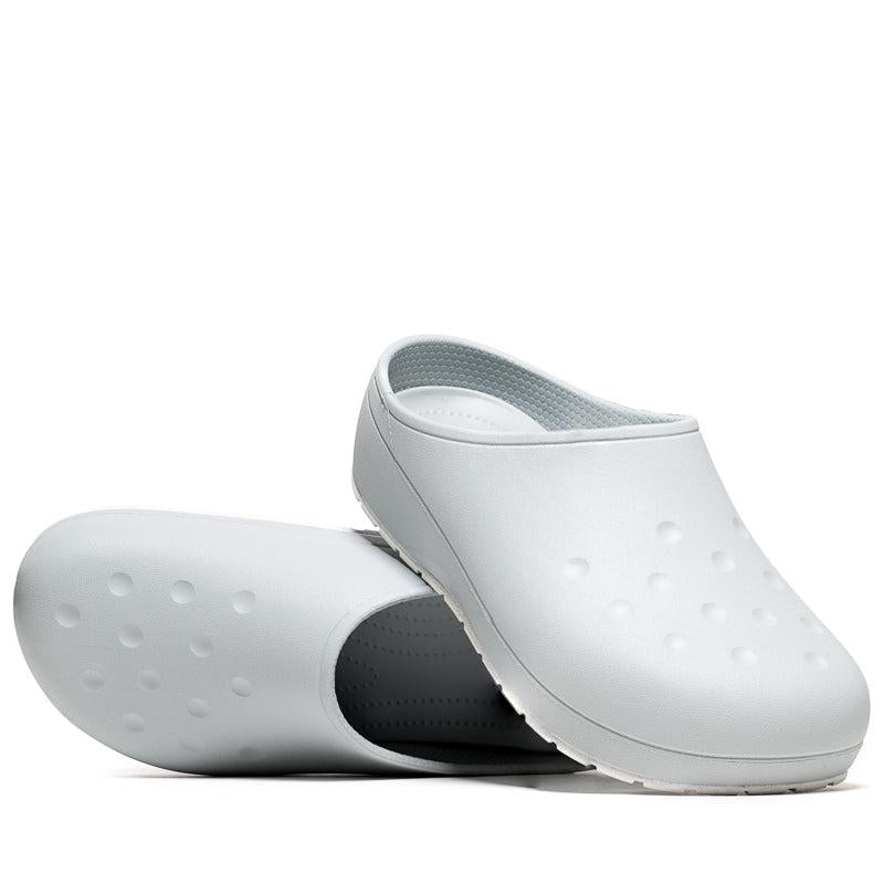 Crocs Classic Quiet Mirage Off White Grey 209968-1NM Clog Mocassin Casual Shoes