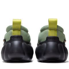 Crocs Overpuff Cordura Shorty Moss Green Black Grey 210920-3WP Snow Rain Boots